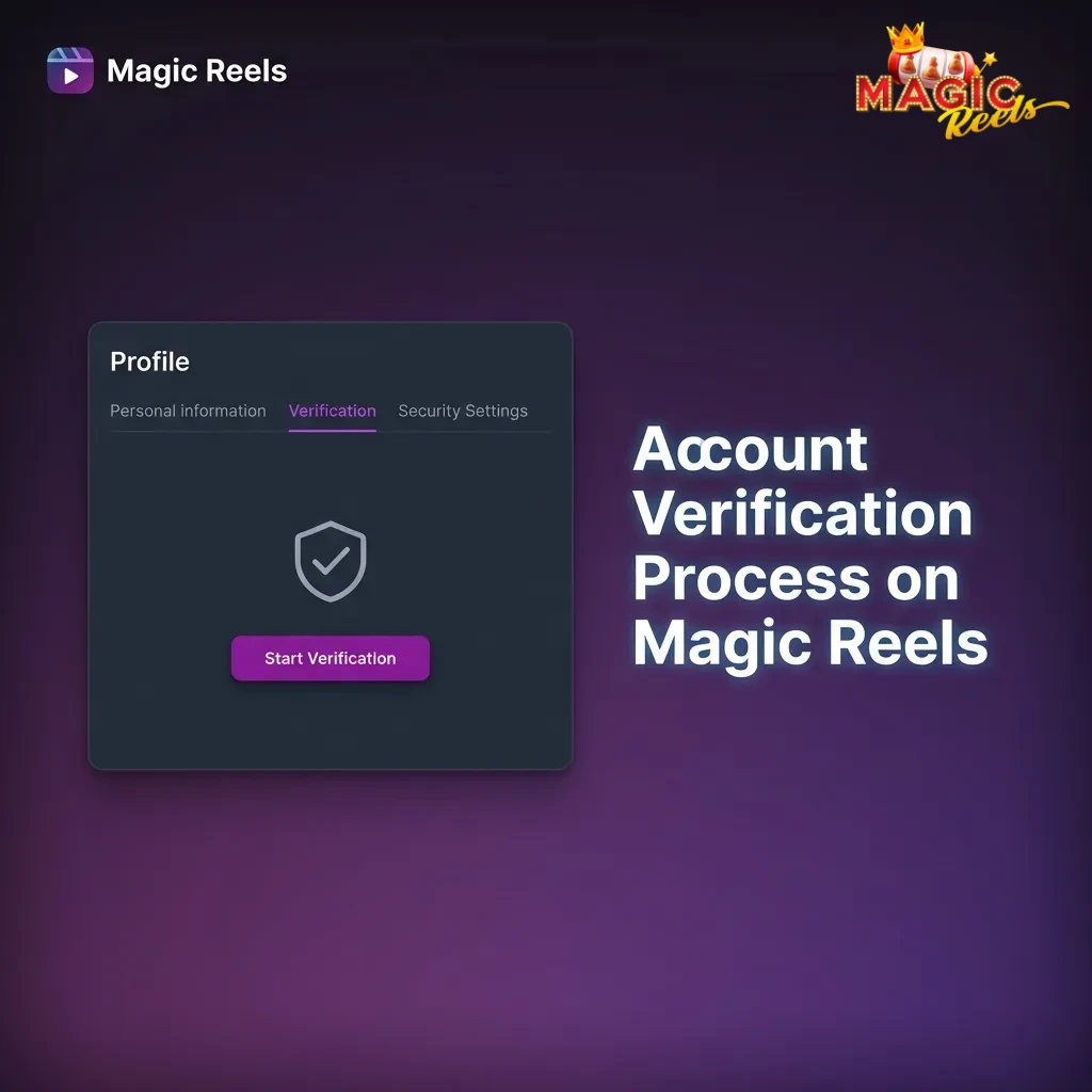 Player submitting ID and documents on laptop for Magic Reels account verification process