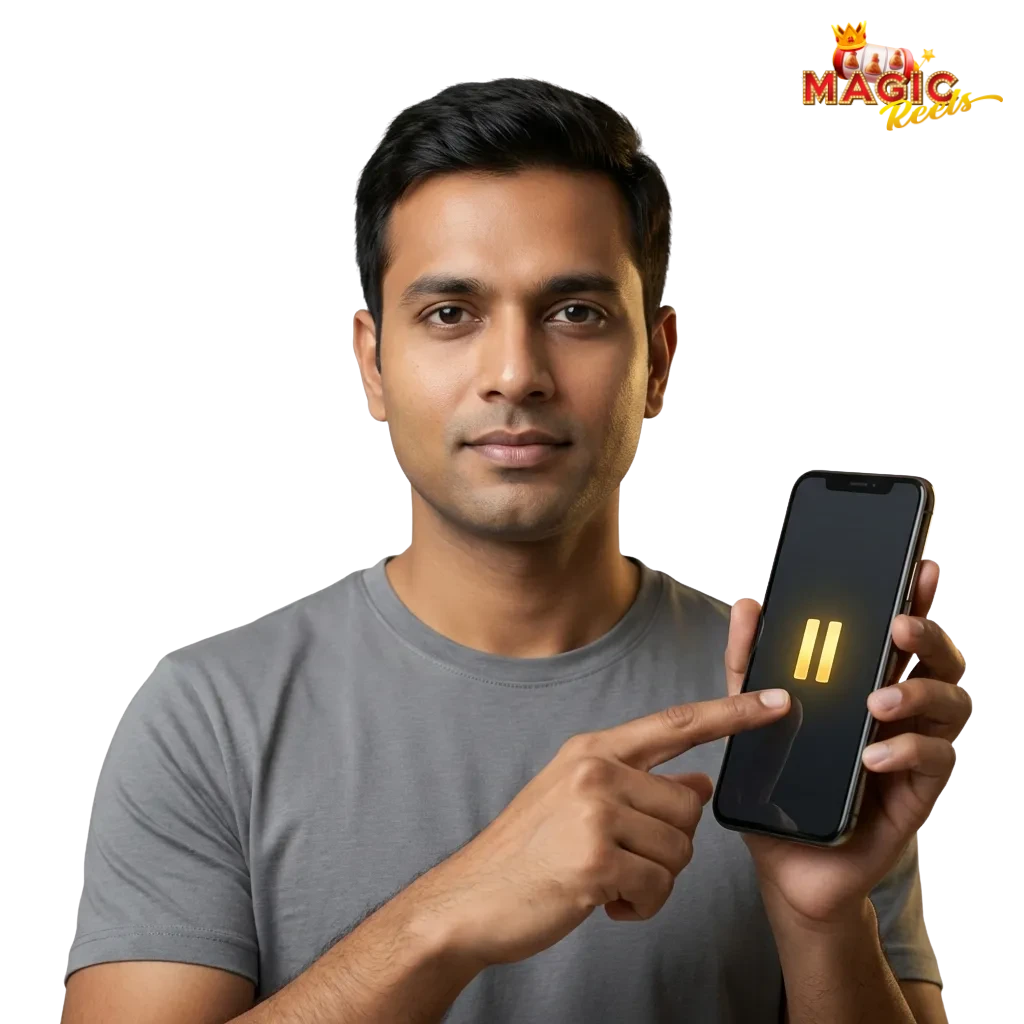 Magic Reels promoting responsible gaming with player protection tools including deposit limits and self-exclusion options